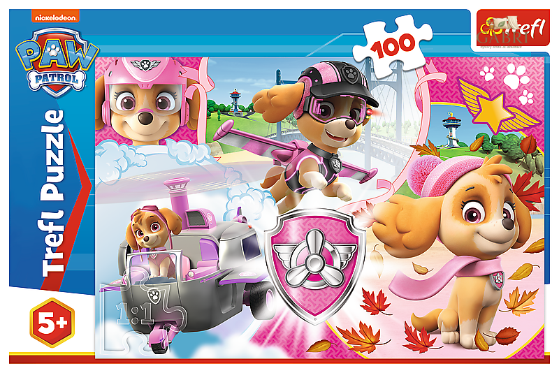 TREFL Puzzle Tlapková Patrola: Skye v akci 100 dílků