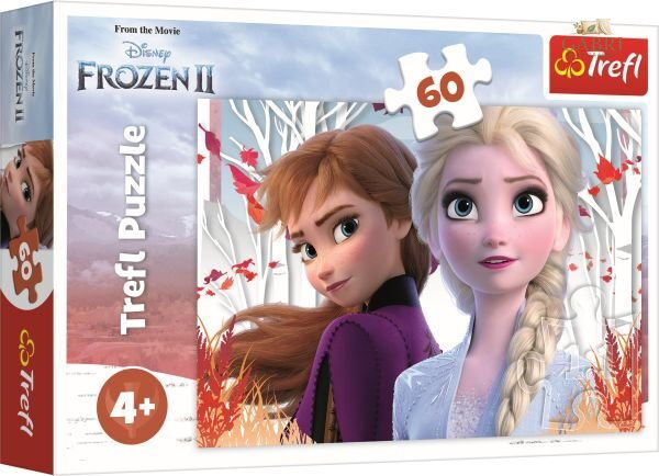 TREFL Puzzle Ledové království 2: Kouzelný svět Anny a Elsy 60 dílků