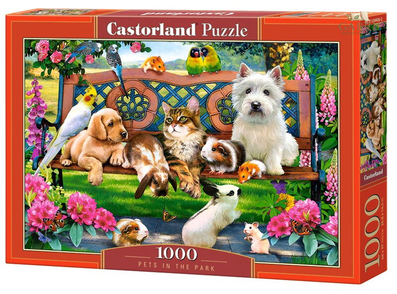 CASTORLAND Puzzle Mazlíčci v parku 1000 dílků