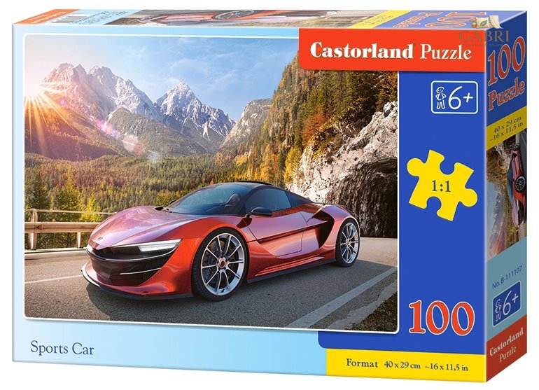 CASTORLAND Puzzle Sportovní auto 100 dílků