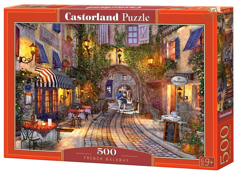 CASTORLAND Puzzle Francouzská ulička 500 dílků