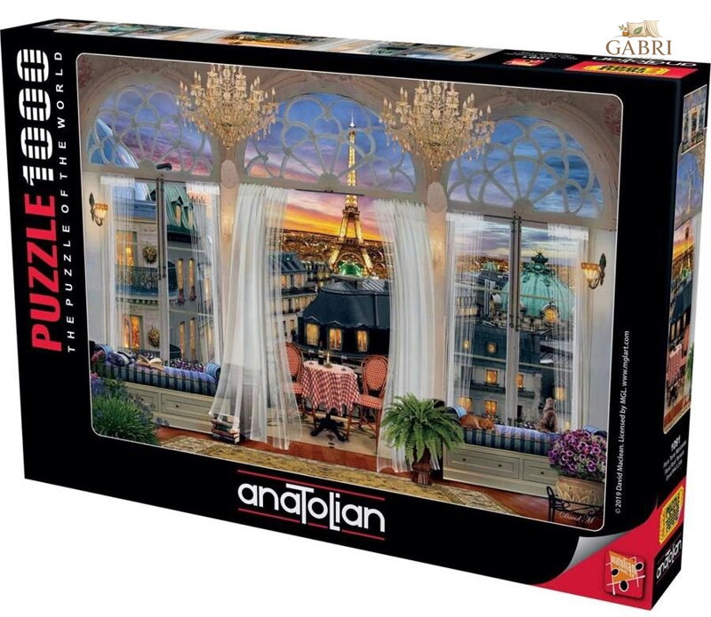 ANATOLIAN Puzzle Střešní terasa, Paříž 1000 dílků
