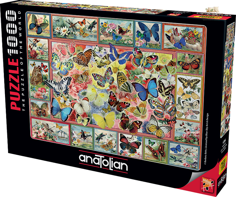 ANATOLIAN Puzzle Spousta motýlů 1000 dílků