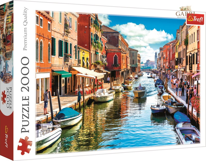 TREFL Puzzle Ostrov Murano, Benátky 2000 dílků