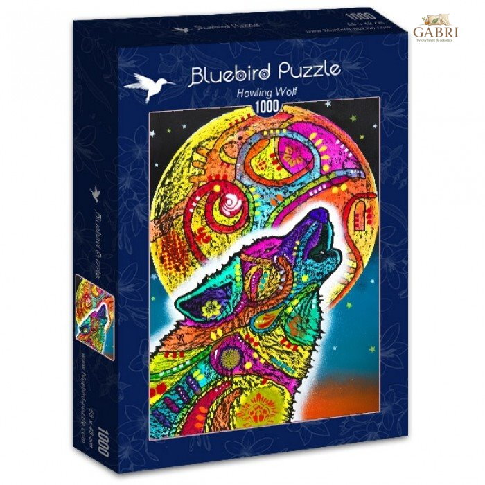 BLUEBIRD Puzzle Vyjící vlk 1000 dílků