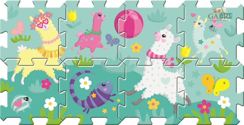 TREFL Pěnové puzzle Veselé lamy
