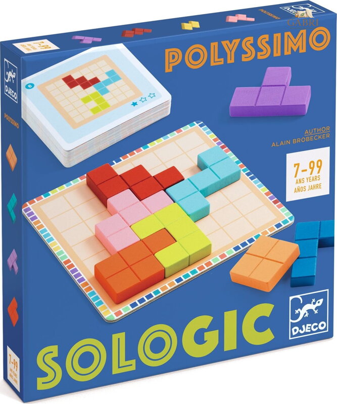 DJECO Dřevěný hlavolam Polyssimo