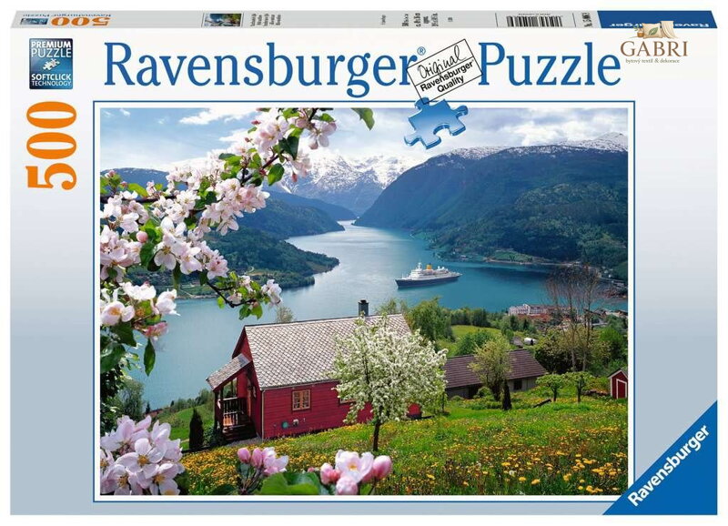 RAVENSBURGER Puzzle Krajina 500 dílků