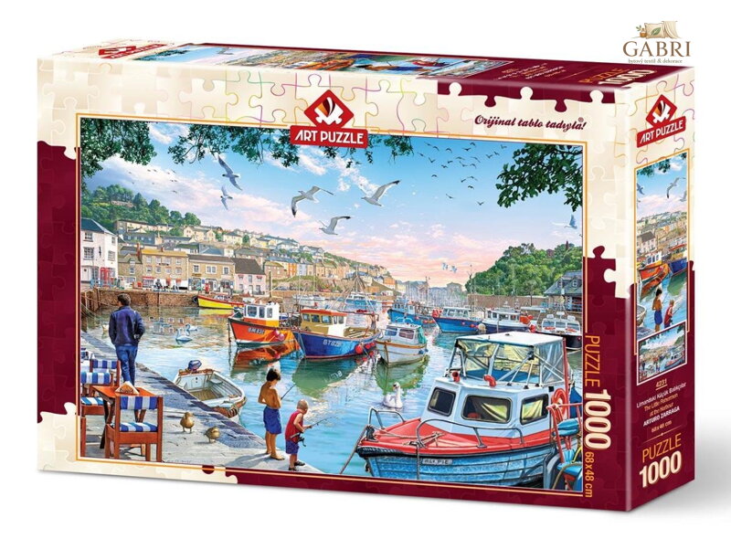 ART PUZZLE Puzzle Malí rybáři 1000 dílků