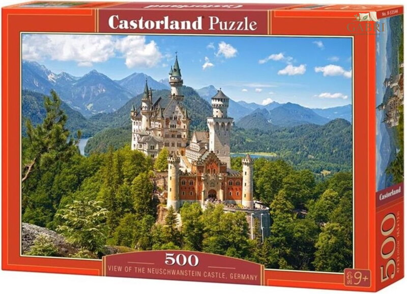 CASTORLAND Puzzle Výhled na zámek Neuschwanstein 500 dílků