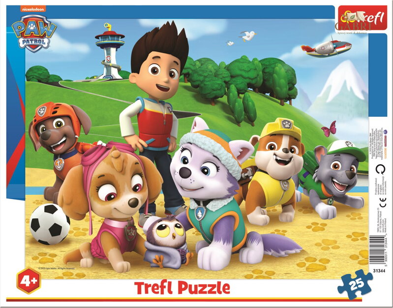 TREFL Puzzle Tlapková patrola 25 dílků