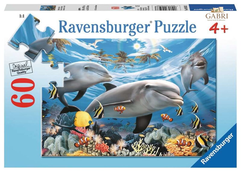 RAVENSBURGER Puzzle Karibský úsměv 60 dílků
