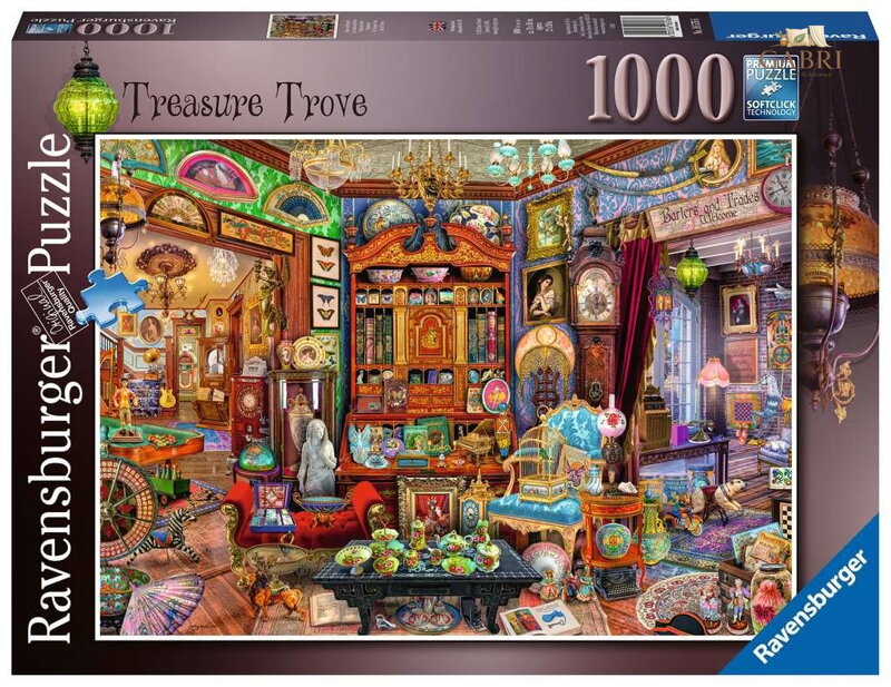 RAVENSBURGER Puzzle Skrytý poklad 1000 dílků