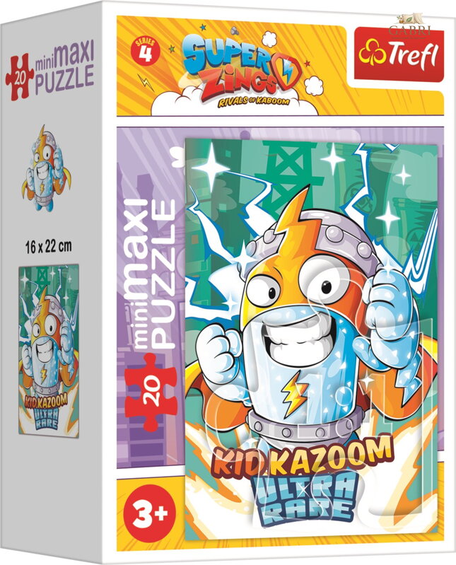 TREFL Puzzle Kid Kazoom a Super Zings: Ultra Rare 20 dílků