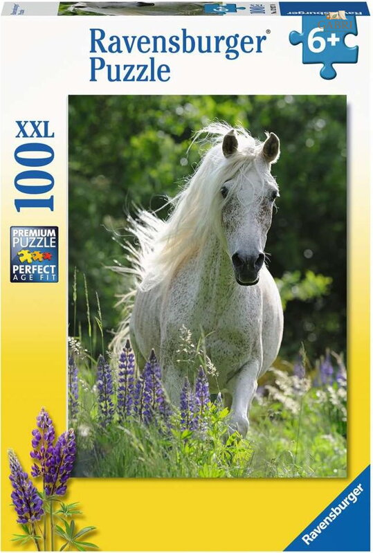RAVENSBURGER Puzzle Bílý hřebec XXL 100 dílků