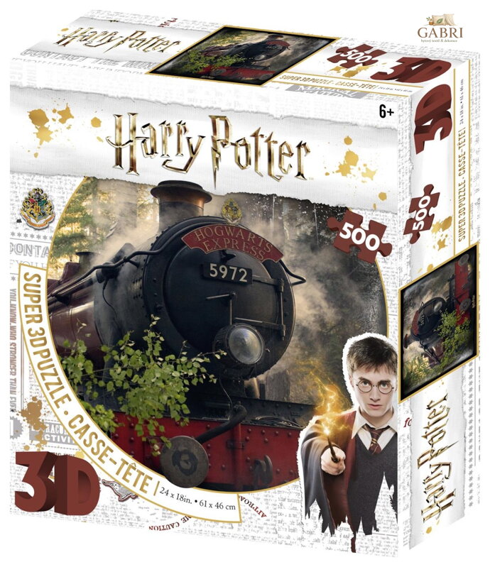 PRIME 3D Puzzle Harry Potter: Bradavický expres 3D 500 dílků