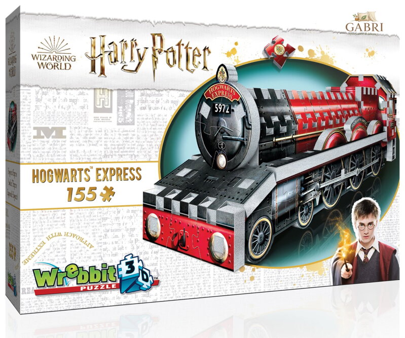 WREBBIT 3D 3D puzzle Harry Potter: Bradavický expres 155 dílků