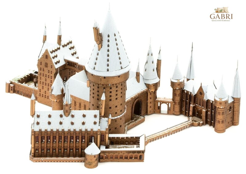 METAL EARTH 3D puzzle Harry Potter: Zasněžený Bradavický hrad (ICONX)