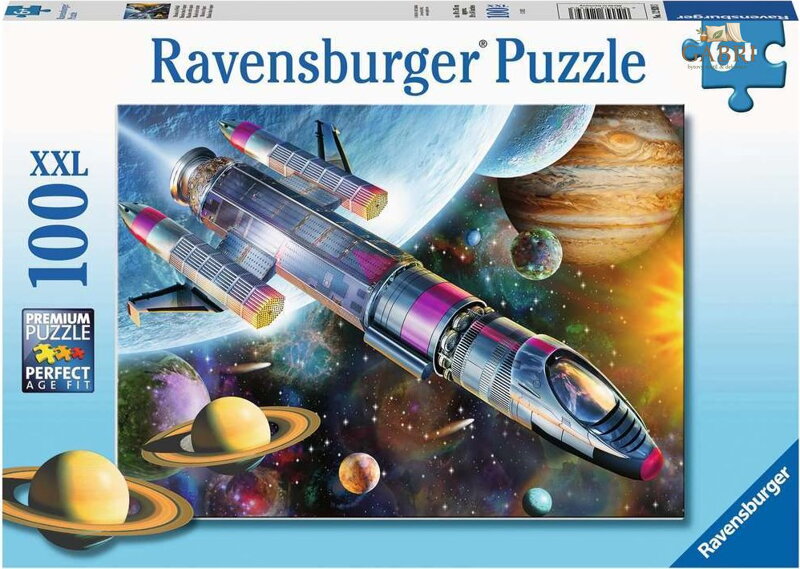 RAVENSBURGER Puzzle Vesmírná mise XXL 100 dílků
