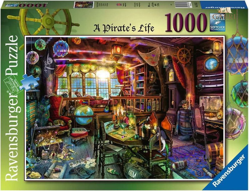 RAVENSBURGER Puzzle Pirátský život 1000 dílků