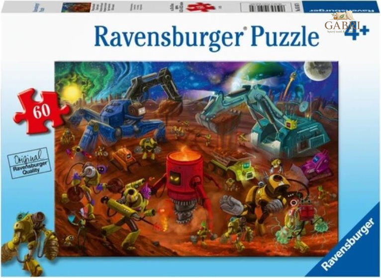 RAVENSBURGER Puzzle Vesmírné staveniště 60 dílků