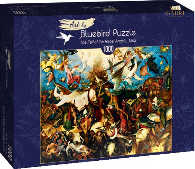 BLUEBIRD Puzzle Pád rebelských andělů 1000 dílků