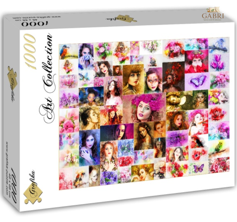 GRAFIKA Puzzle Koláž: Ženy 1000 dílků