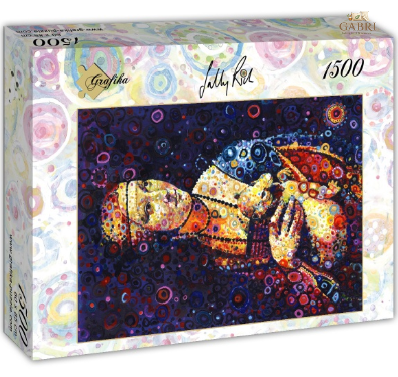 GRAFIKA Puzzle Leonardo da Vinci: Dáma s hranostajem od Sally Rich 1500 dílků
