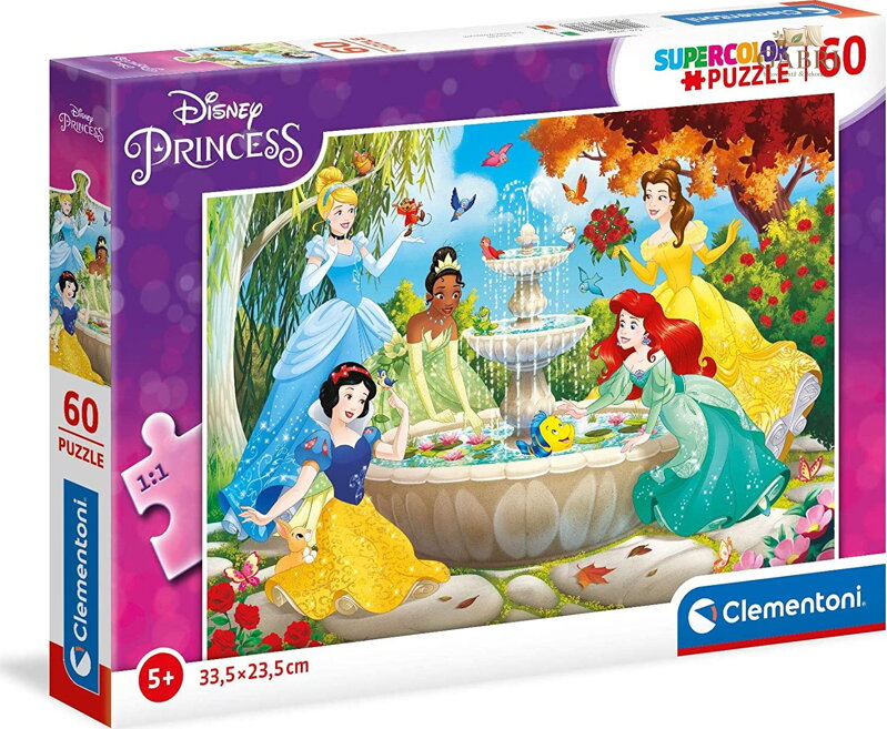 CLEMENTONI Puzzle Disney Princezny 60 dílků