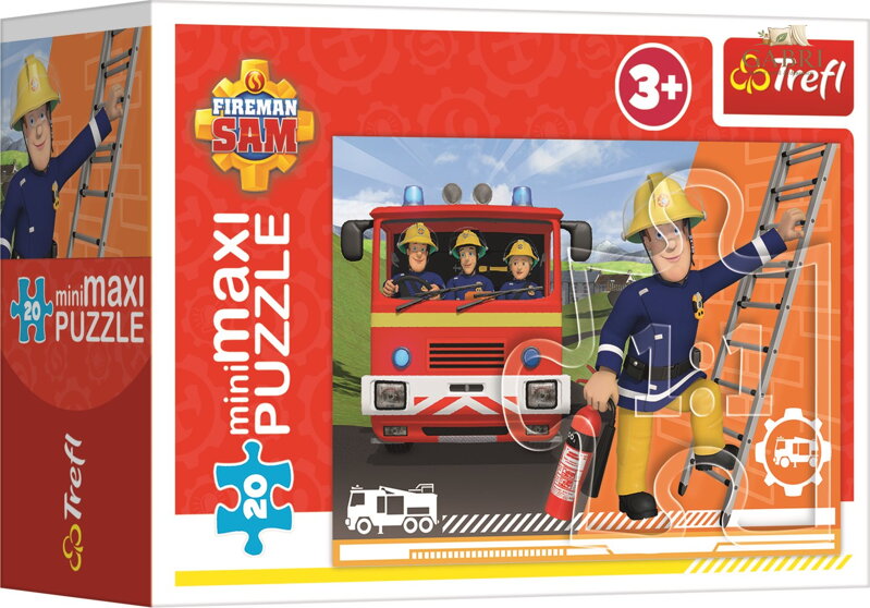 TREFL Puzzle Požárník Sam: Připraveni do akce 20 dílků