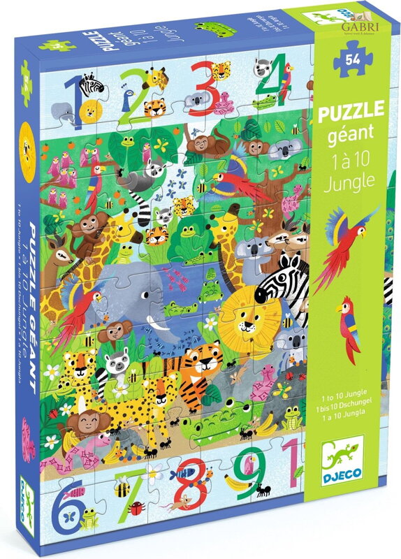 DJECO Puzzle Džungle 54 dílků