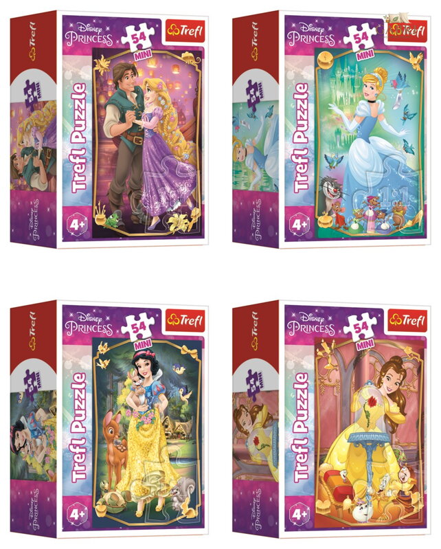 TREFL Displej Puzzle Disney princezny 54 dílků (40 ks)
