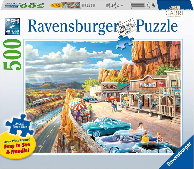 RAVENSBURGER Puzzle Zastávka na vyhlídce XXL 500 dílků