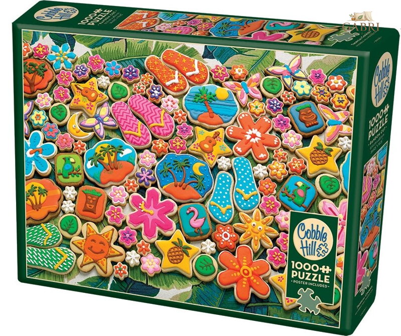 COBBLE HILL Puzzle Tropické sušenky 1000 dílků
