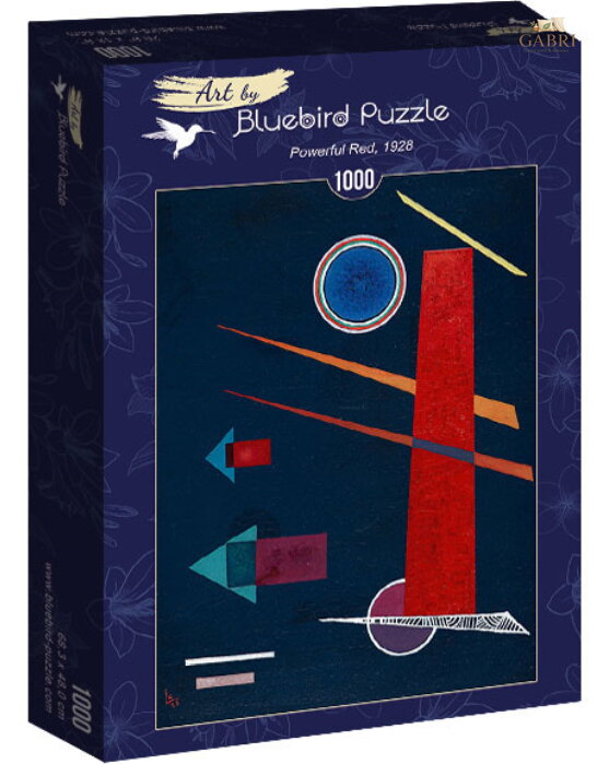BLUEBIRD Puzzle Mocná červená (1928) 1000 dílků