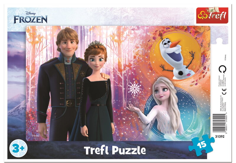 TREFL Puzzle Ledové království: Šťastné vzpomínky 15 dílků