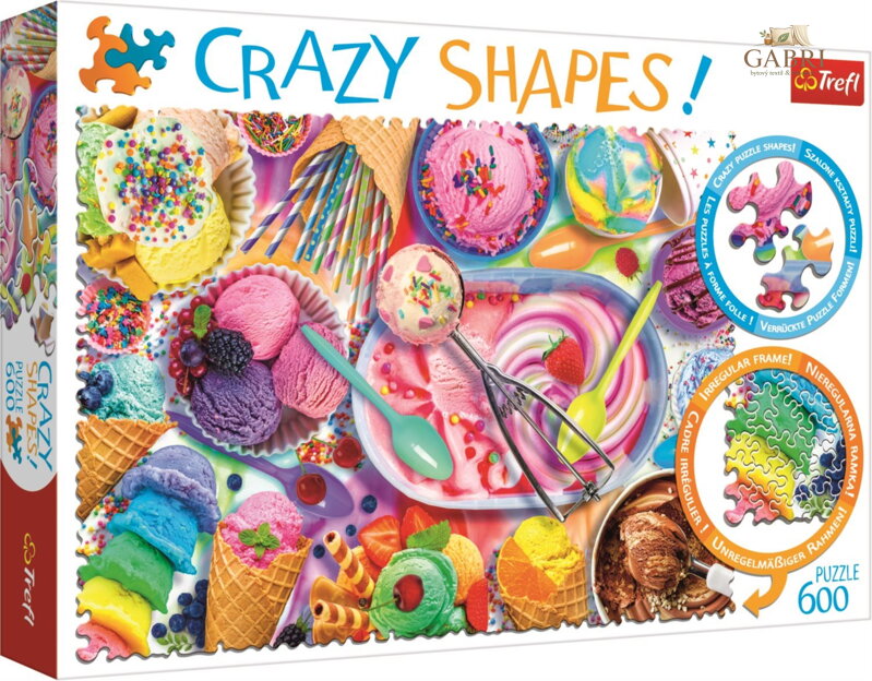 TREFL Crazy Shapes puzzle Sladké sny 600 dílků