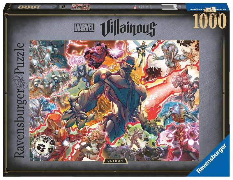 RAVENSBURGER Puzzle Marvel Villainous: Ultron 1000 dílků