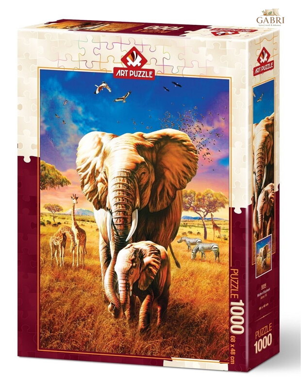 ART PUZZLE Puzzle Sloní matka 1000 dílků