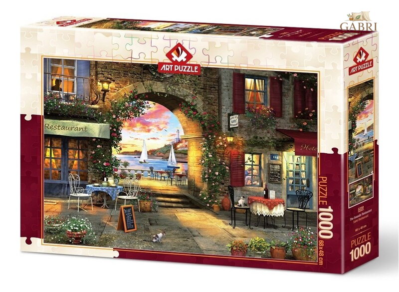 ART PUZZLE Puzzle Restaurace na pobřeží 1000 dílků