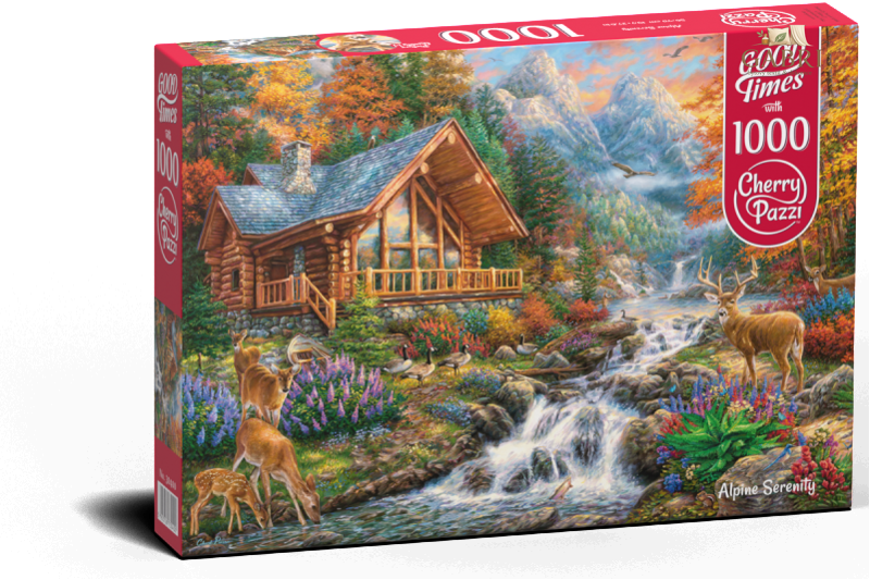CHERRY PAZZI Puzzle Klid vysoko v horách 1000 dílků