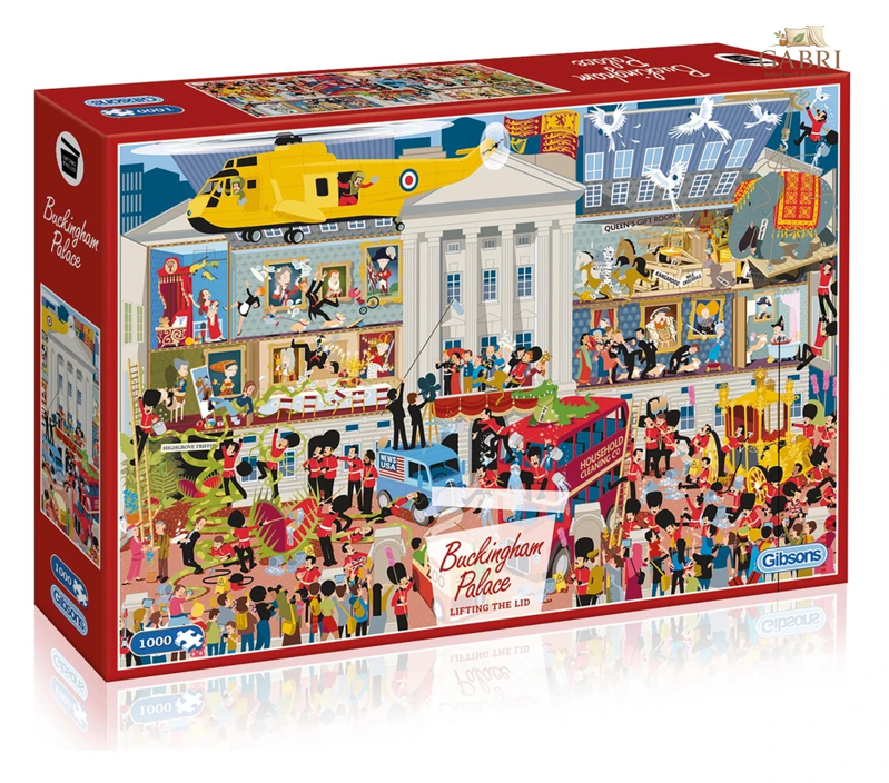 GIBSONS Puzzle Buckinghamský palác - Pod pokličkou 1000 dílků