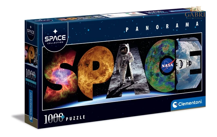 CLEMENTONI Panoramatické puzzle Space: NASA 1000 dílků