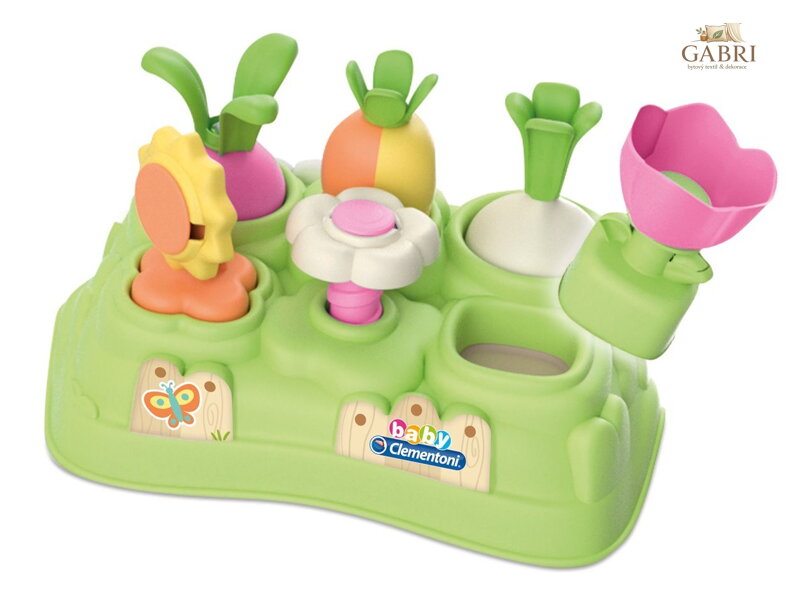 CLEMENTONI BABY Vkládačka Barevná zahrada (Play For Future)