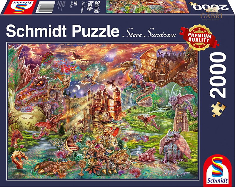 SCHMIDT Puzzle Dračí poklad 2000 dílků