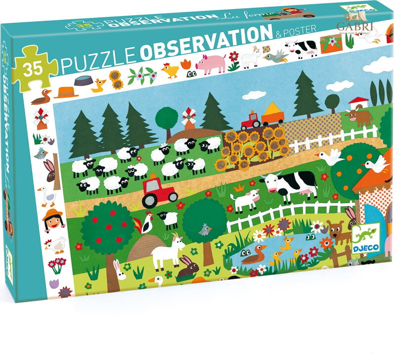 DJECO Puzzle Observation: Statek 35 dílků