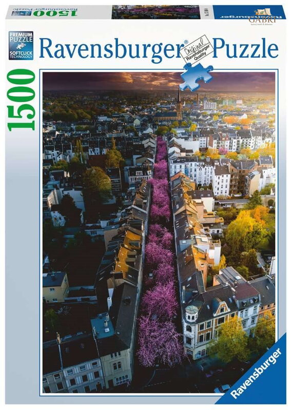 RAVENSBURGER Puzzle Rozkvetlý Bonn 1500 dílků