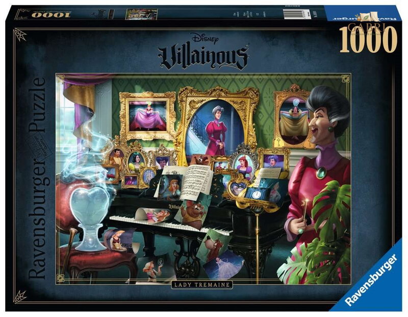 RAVENSBURGER Puzzle Padouchové: Lady Tremaine 1000 dílků