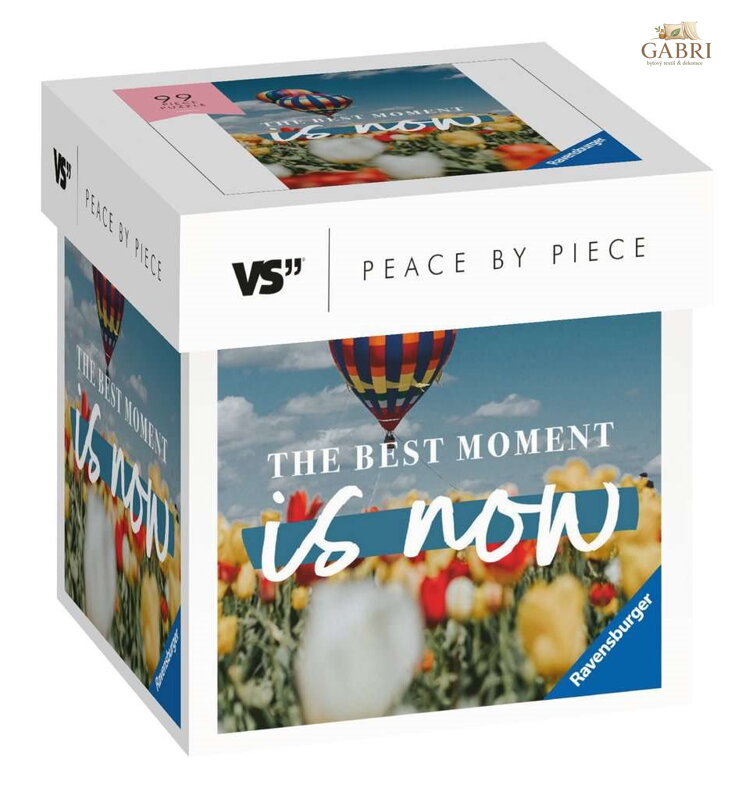 RAVENSBURGER Puzzle Peace by Piece: The best moment is now 99 dílků