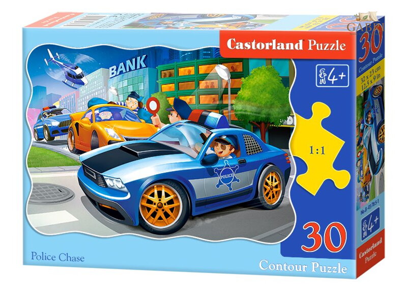 CASTORLAND Puzzle Policie 30 dílků